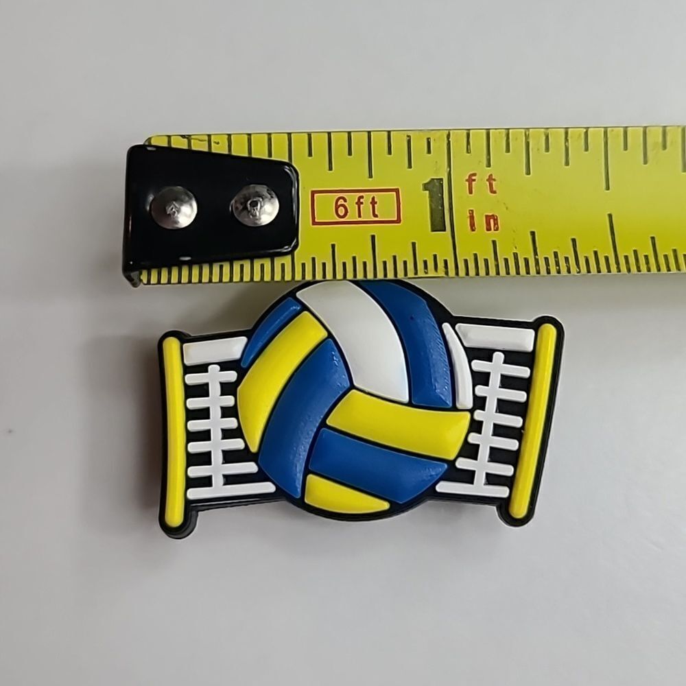 Volleyball Net Croc Charm Sports Shoe Charm Athlete Jibbitz Style Player Mom Fan - Picture 4 of 7